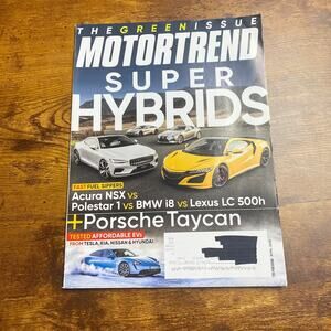 Motor Trend April, 2020 NSX vs i8 vs LC 500h vs Polestar, EV Comparo